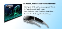 Oculos virtual 98 polegadas 3d alta resolução de imagem